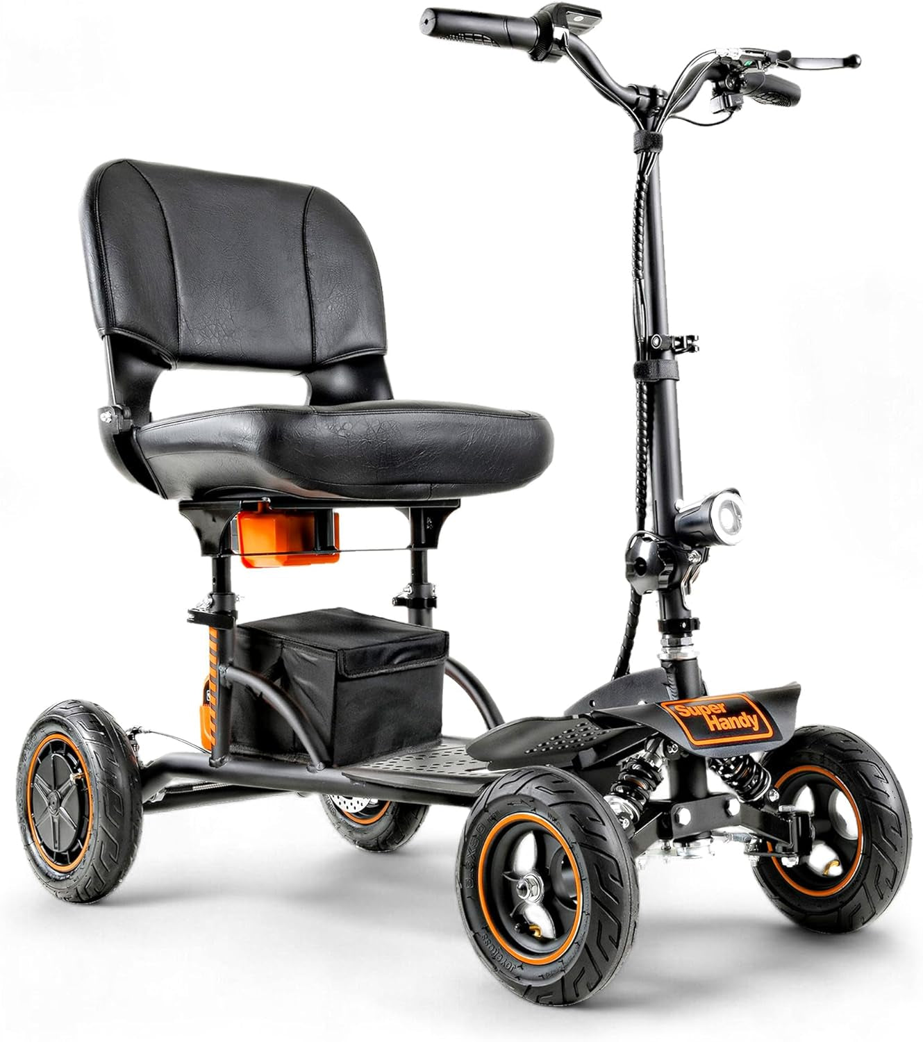 4 Wheel Mobility Scooter – Lightweight, Electric, Foldable Compact Design, 48V Li-Ion Battery, Indoor & Outdoor Use, Adjustable Comfort (350 Lb, Explorer)