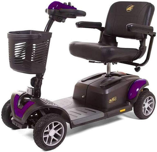 BUZZAROUND EX Extreme 4-Wheel Heavy Duty Long Range Travel Scooter (20-Inch Seat, Purple)